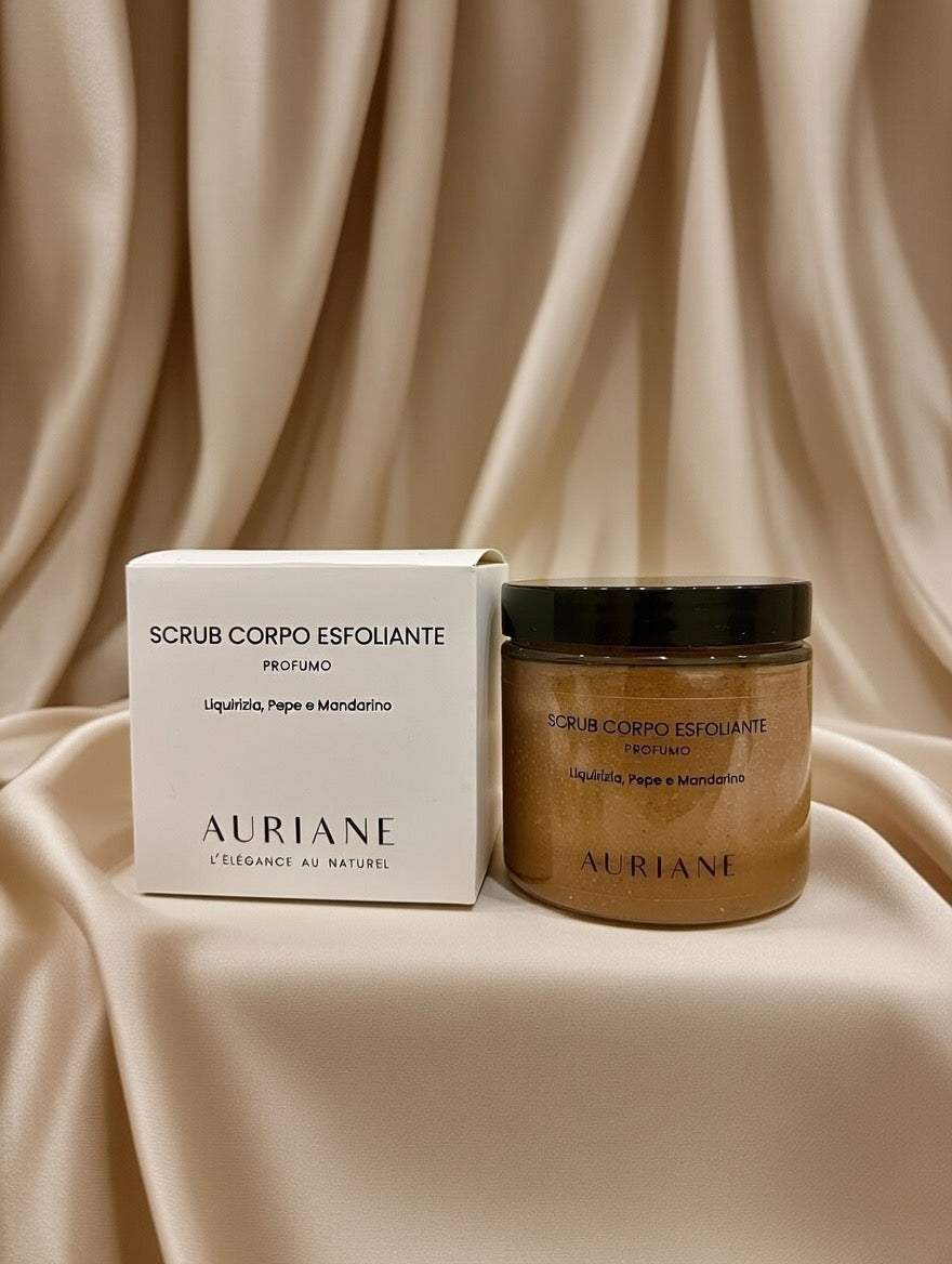 Scrub Corpo Esfoliante Profumo Liquirizia, Pepe e Mandarino